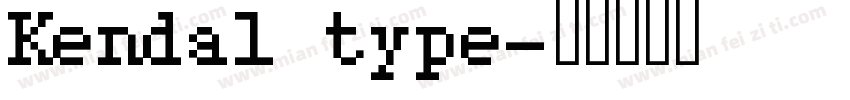 Kendal type字体转换